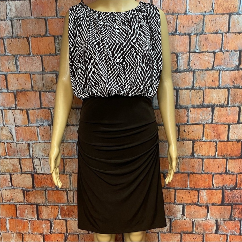 Valerie Bertinelli Ruched Blouson Dress